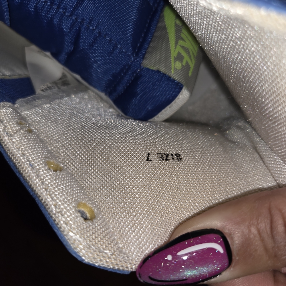 Nike Blue and Teal Women's Sneakers - Picture 7 of 8